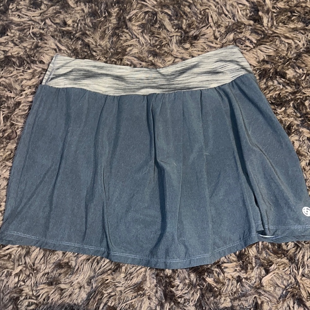 Lija black athletic tennis skort size Small. Grey and black. See back of skirt